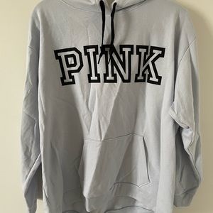 Light blue PINK hoodie